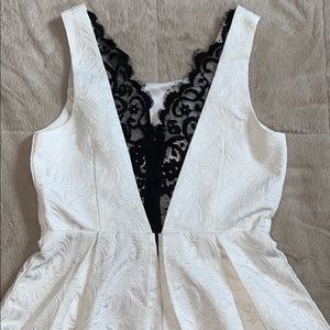 Forever 21 jacquard dress 🤍🖤